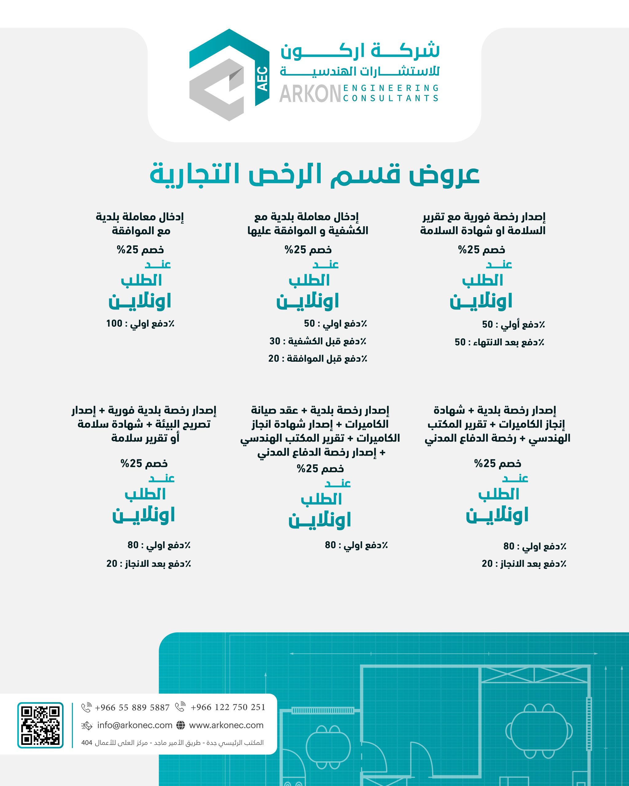 عروض الرخص التجارية